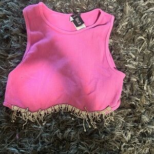Pink top with diamonds 💎